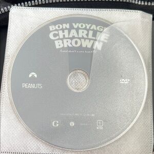 Peanuts Bon Voyage Charlie Brown DVD in Gray